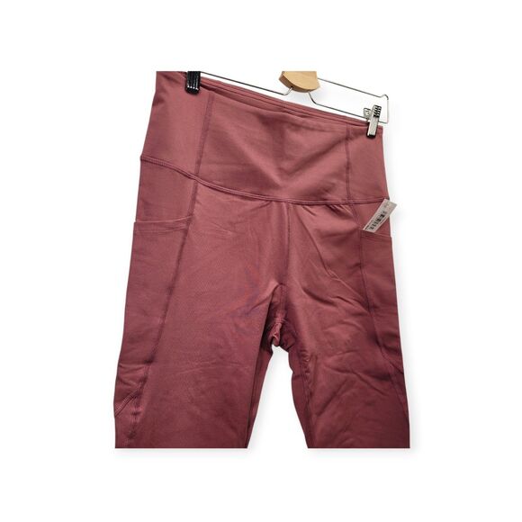 CORE 10 Women High-Waist Side-Pocket Yoga Comfort Legging Pink Size Large - Picture 3 of 12